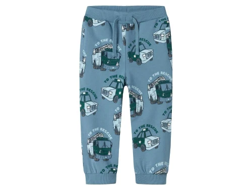 Name It sweatpants spring lake med redningskøretøjer